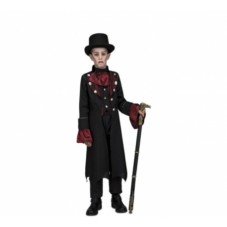 Costume Nero da Vampiro per Uomo