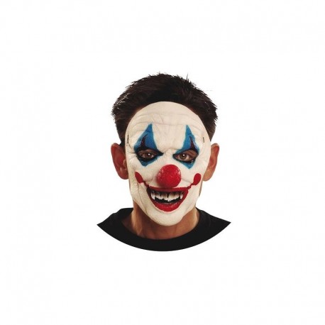 Compra Maschera da Clown con Naso Rosso di Lattice
