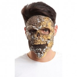 Maschera da Zombie Metà Volto in Lattice