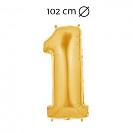 Palloncino Numero 1 Foil 102 cm