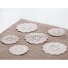 10 Rosette decorative di carta 5 cm