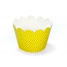 6 Pirottini Cupcacke con Pois e Strisce 7,5 x 5 cm