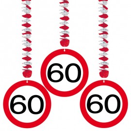 3 Decorazioni Appese 60 Traffic 3 Decorazioni Appese 60 Traffic