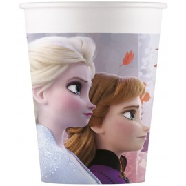 8 Bicchieri Frozen 2 di Carta 200ml