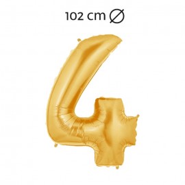 Palloncino Numero 4 Foil 102 cm