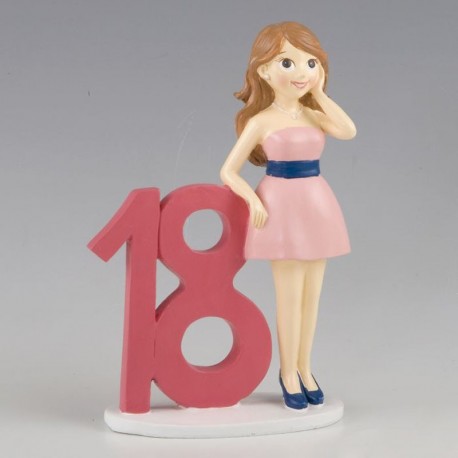 Figura per Torta 18º Compleanno Ragazza