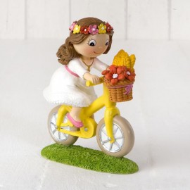 Figura per Torte Bimba in Bicicletta