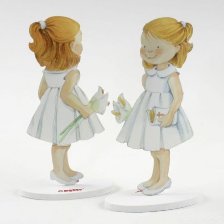 Statuine per Torte con Bambina in Metallo