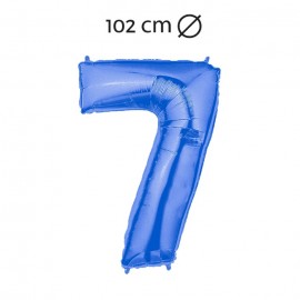 Palloncino Numero 7 Foil 102 cm