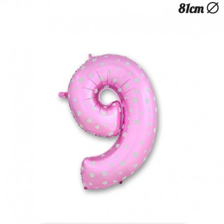 Palloncino Foil A Forma Di Cuori Con Unicorno Folat - 45cm, Multicolore, Perfetto Per Festa Di Compleanno E Bambini