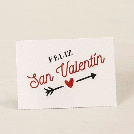  5 biglietti di auguri di San Valentino pretagliati 5 x 3,5 cm