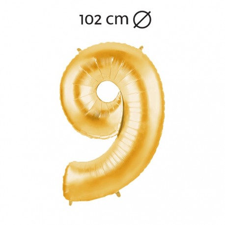 Palloncino Numero 9 Foil 102 cm