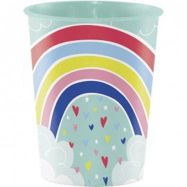 Bicchiere Arcobaleno di Plastica 475 ml