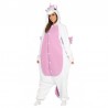 Costume da Unicorno per Adulto Bianco e Rosa