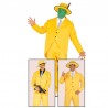 Costume da Gangster di Colore Giallo per Uomo
