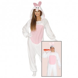 Costume da Pigiama Coniglietto Morbido per Adulto