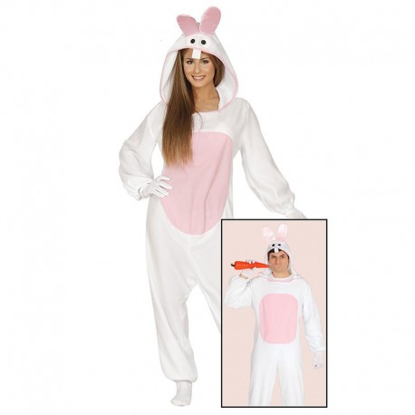 Costume da Pigiama Coniglietto Morbido per Adulto