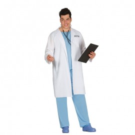 Costume da Dottore con Camice Bianco per Uomo