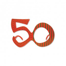 Occhiali per Compleanno Numero 50