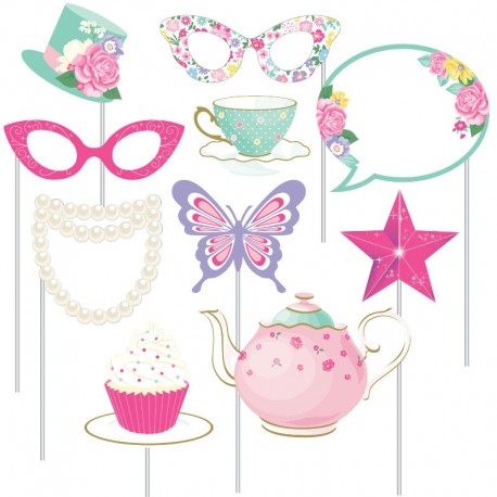 10 Accessori Photocall Floreali per Tea Party