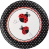 8 Piatti Coccinella 26 cm Compra