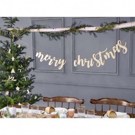 Festone Merry Christmas 87x17 cm