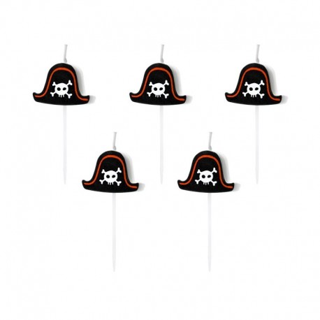 5 Candele Pirati Party 2 cm Prezzi