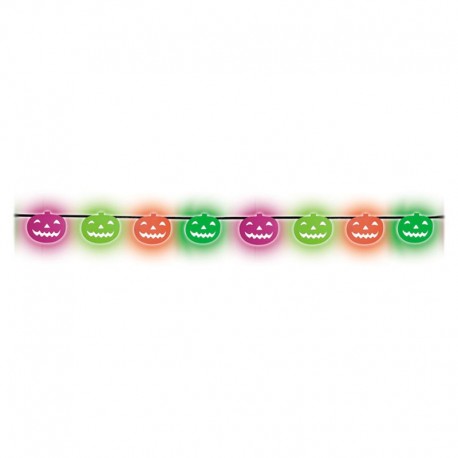 Festone Zucche Neon 2 M