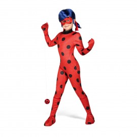 Costume di Ladybug Miraculous Intero per Bambina
