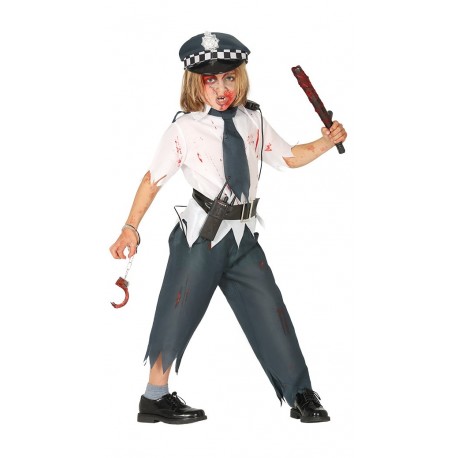 Costume da Zombie Police Bambino