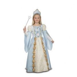 Costume da Regina Azzurro per Bambina