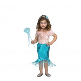 Costume da Sirenetta con Tutù Blu per Bambina Shop
