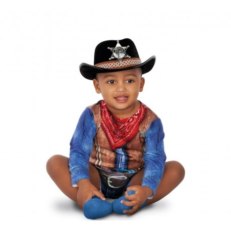 Costume Body da Cowboy per Bebé