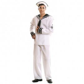 Costume Bianco da Marinaio per Adulto