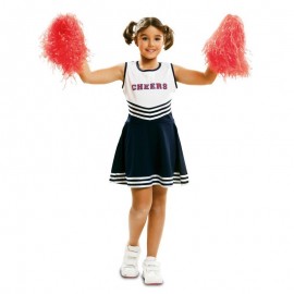 Costume da Cheerleader Blu e Bianco per Bambini Shop