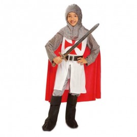 Costume da Cavaliere Medievale con Mantello per Bambini