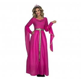 Costume da Principessa Medievale Rosa per Adulti