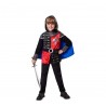 Costume da Cavaliere Medievale Rosso e Nero per Bambini Online