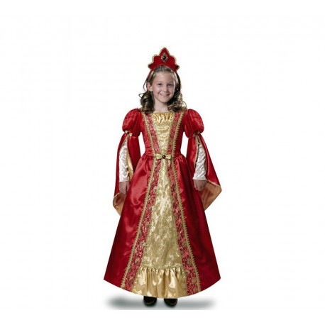 Costume da Regina Rossa per Bambini