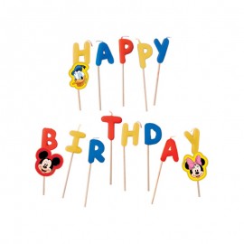 Candele Happy Birthday Topolino