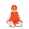 Costume da Anatroccolo Arancione di Peluche per Bambini