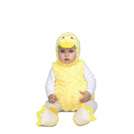 Costume da Anatroccolo Giallo di Peluche per Bambini