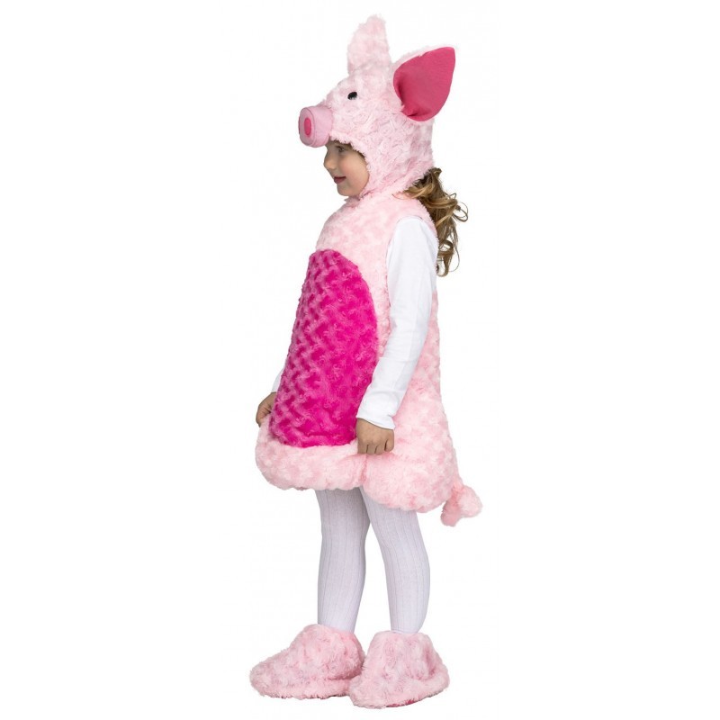 Maialino Costume Neonato/A 12/24 Mesi Peluche Bambino Carnevale  Travestimenti Suino Peppa Pig