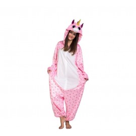 Costume da Big Eyes Unicorno Rosa Bambini