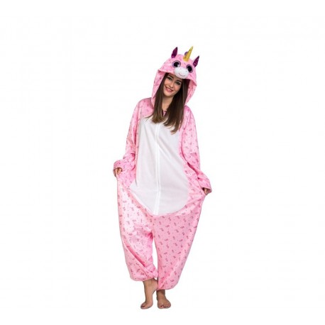 Costume da Big Eyes Unicorno Rosa Bambini