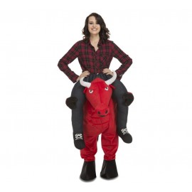 Costume Ride-On da Toro Rosso per Adulti
