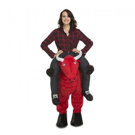 Costume Ride-On da Toro Rosso per Adulti
