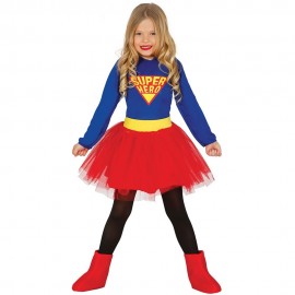 Costume Supereroina per Bimba Economico