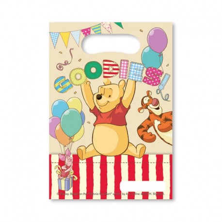 6 Sacchetti per Caramelle Winnie the Pooh