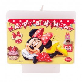 Candelina Happy Birthday Disney Minnie Mouse